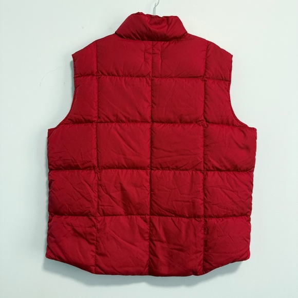 Lands’ End Men’s Goose Down Red Vest Size XL - Picture 4 of 10
